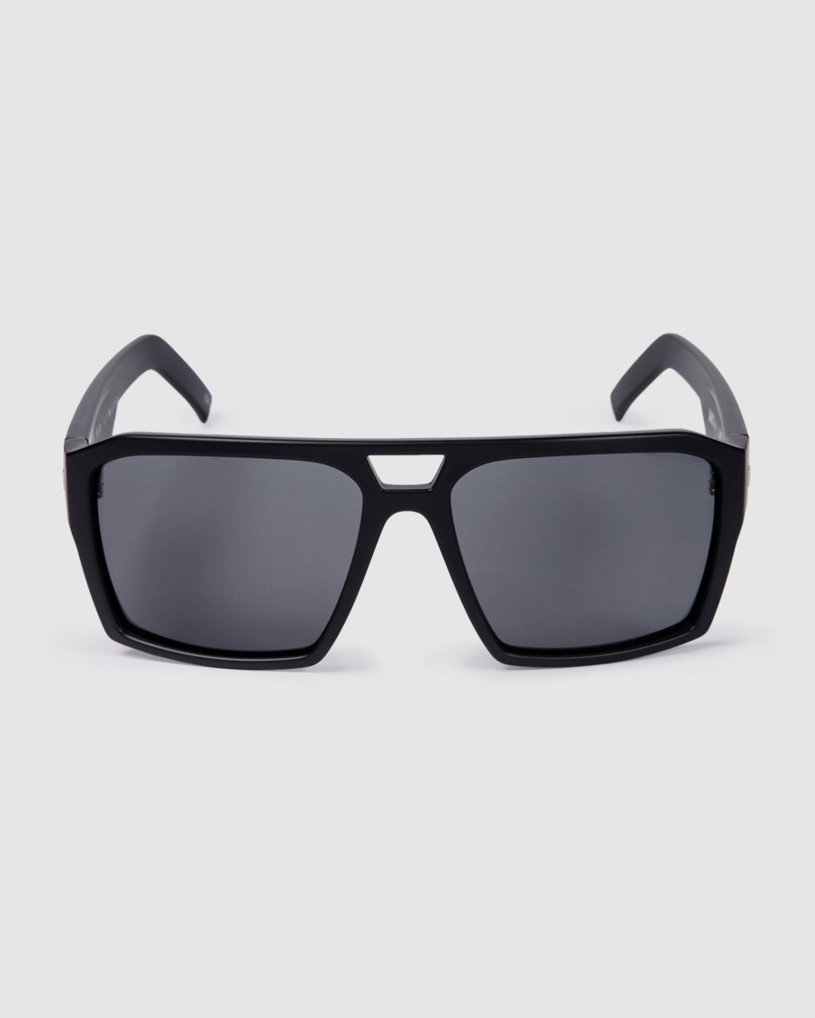 Sports UNIT Mens | Unit Sunglasses Vault Polarised Matte Black