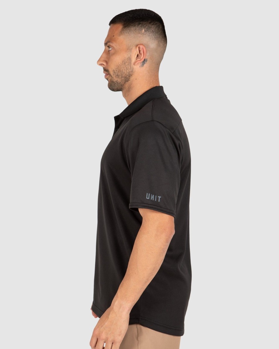 Mens UNIT Clothing Tees | Golf Mens Polos Bolt