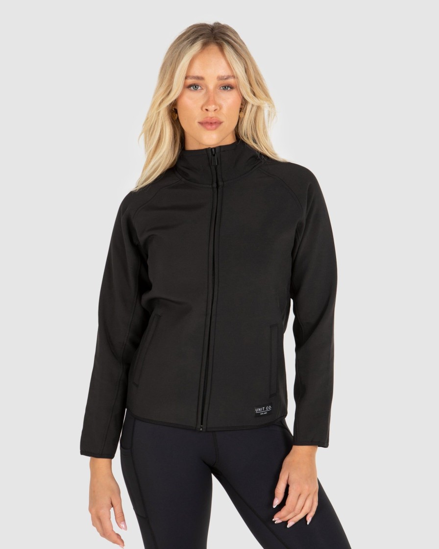 Workwear UNIT | Unit Dodge Ladies Jacket - Slim Fit (Soft Shell) Black