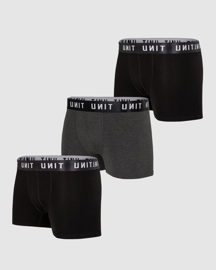 Sports UNIT Mens | Unit Mens Bamboo Short Trunk Underwear Multi