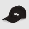 Sports UNIT Mens | Unit Mens Focus Curve Peak Cap Black