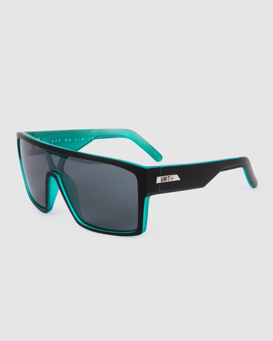 Sports UNIT Mens | Unit Command Sunglasses - Teal Polarised Mb Teal