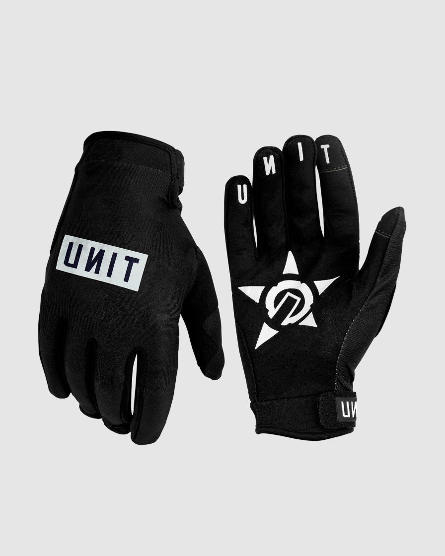 Sports UNIT Gloves | Unit Stack Youth / Kids Gloves Black