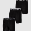 Mens UNIT | Unit Mens Week To Week Bamboo Underwear Trunks - 3 Pack Black