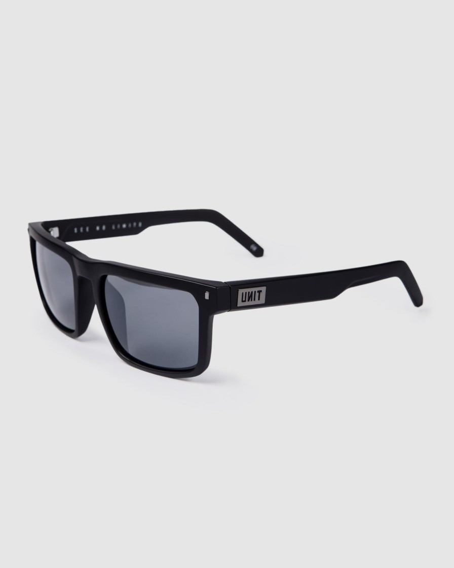 Sports UNIT Accessories | Unit Primer Sunglasses Grey Polarised Matte Black