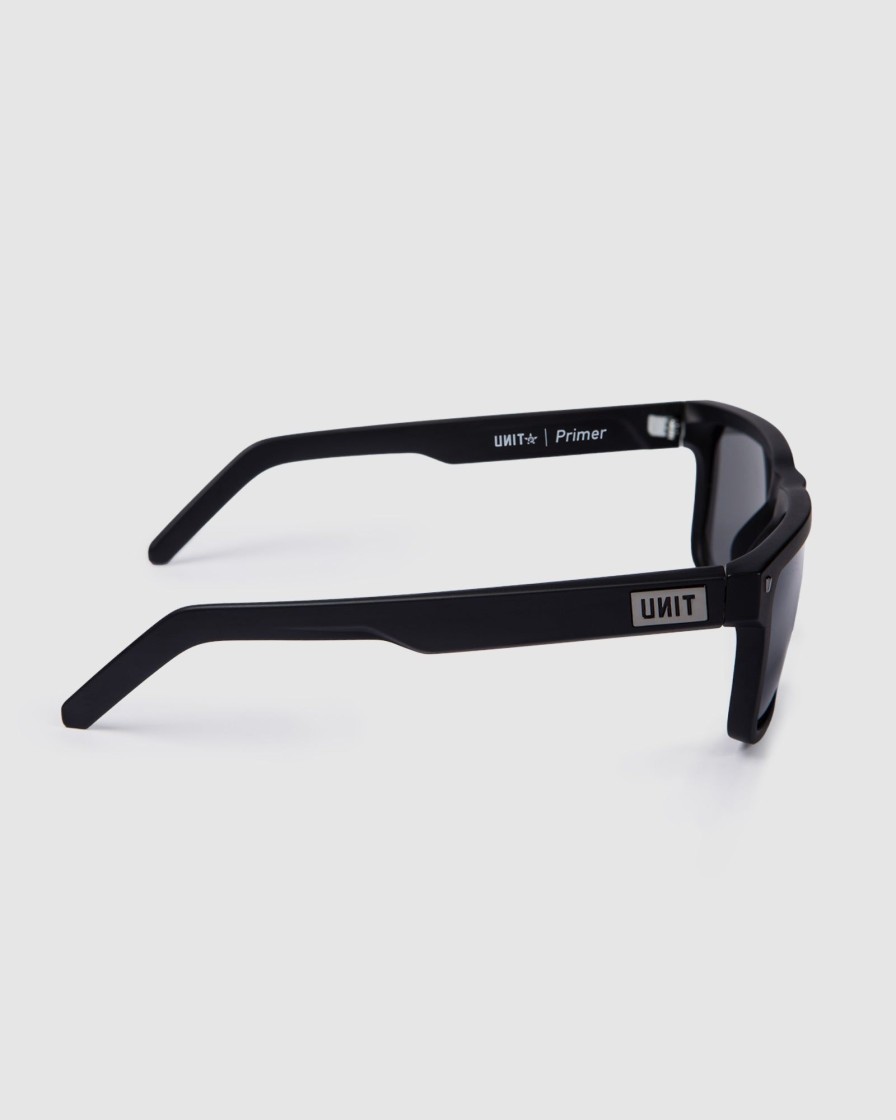 Sports UNIT Accessories | Unit Primer Sunglasses Grey Polarised Matte Black