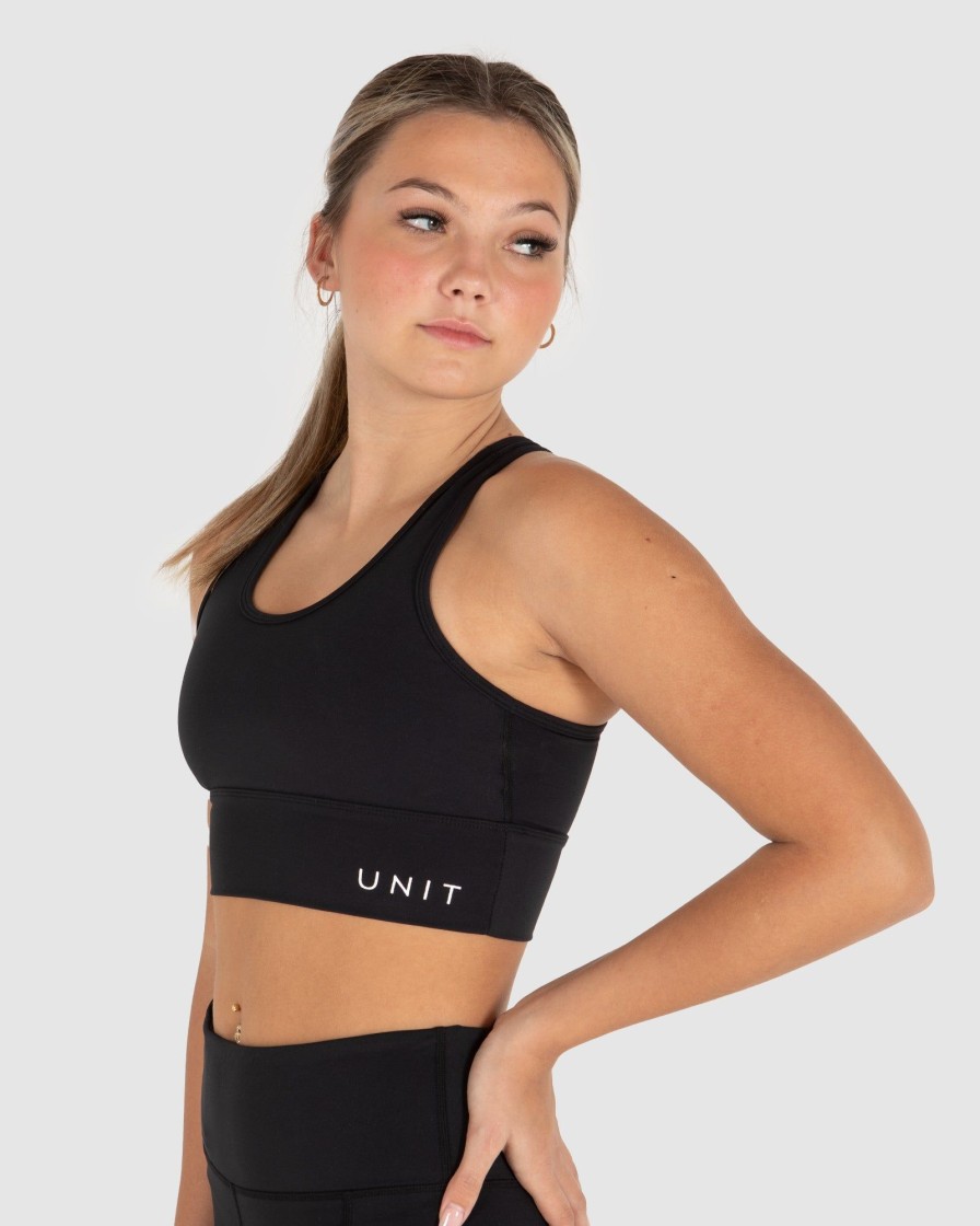 Youth UNIT | Unit Get Set Youth Active Crop Top Black