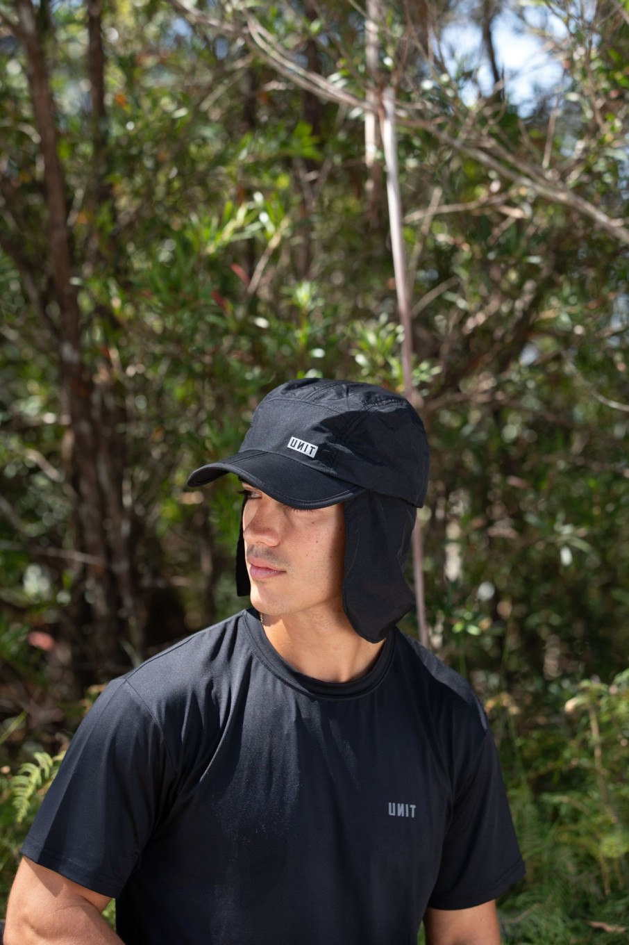 Sports UNIT Ladies | Unit Mens Legionnaire Hat Black