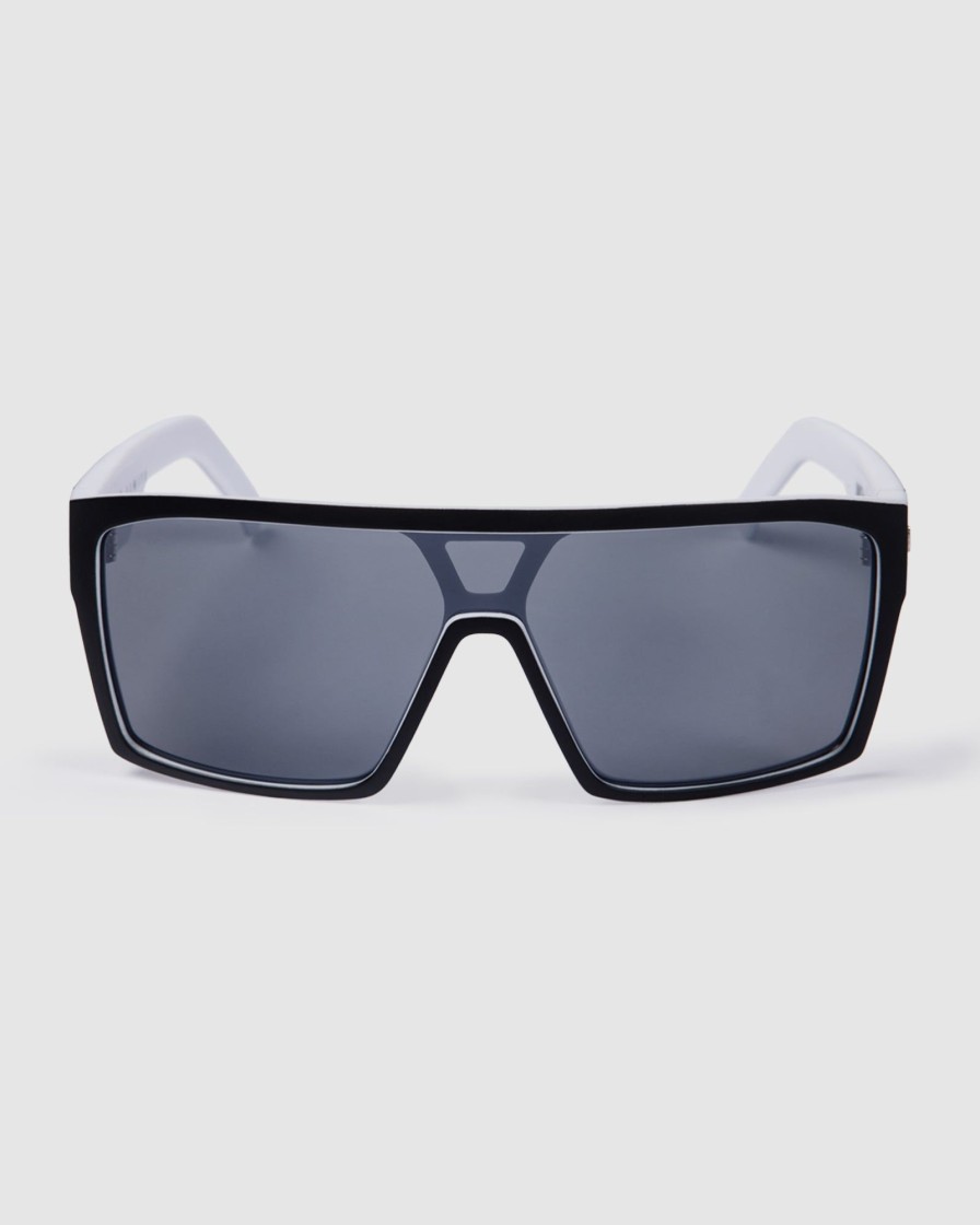 Mens UNIT | Unit Sunglasses Command Polarised Black White