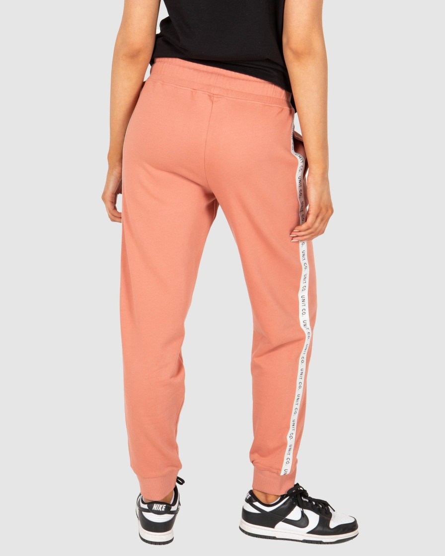 Ladies UNIT | Unit Tia Ladies Track Pants Dusty Rose