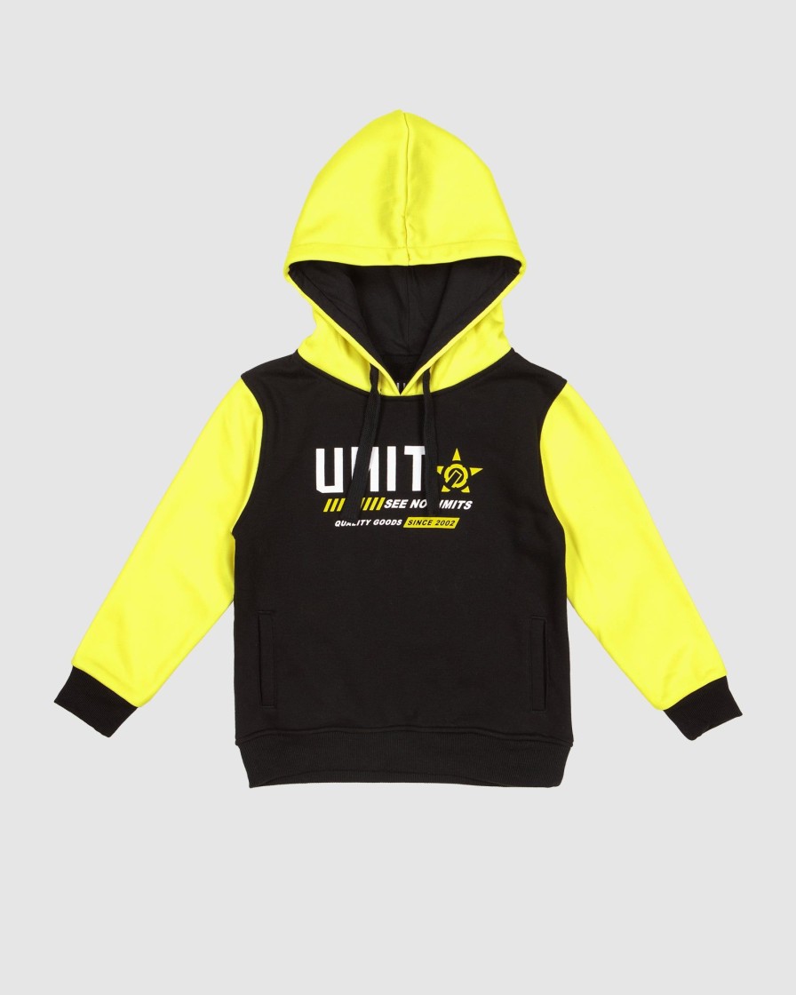 Youth UNIT | Unit Code Kids Pullover Hoodie Yellow