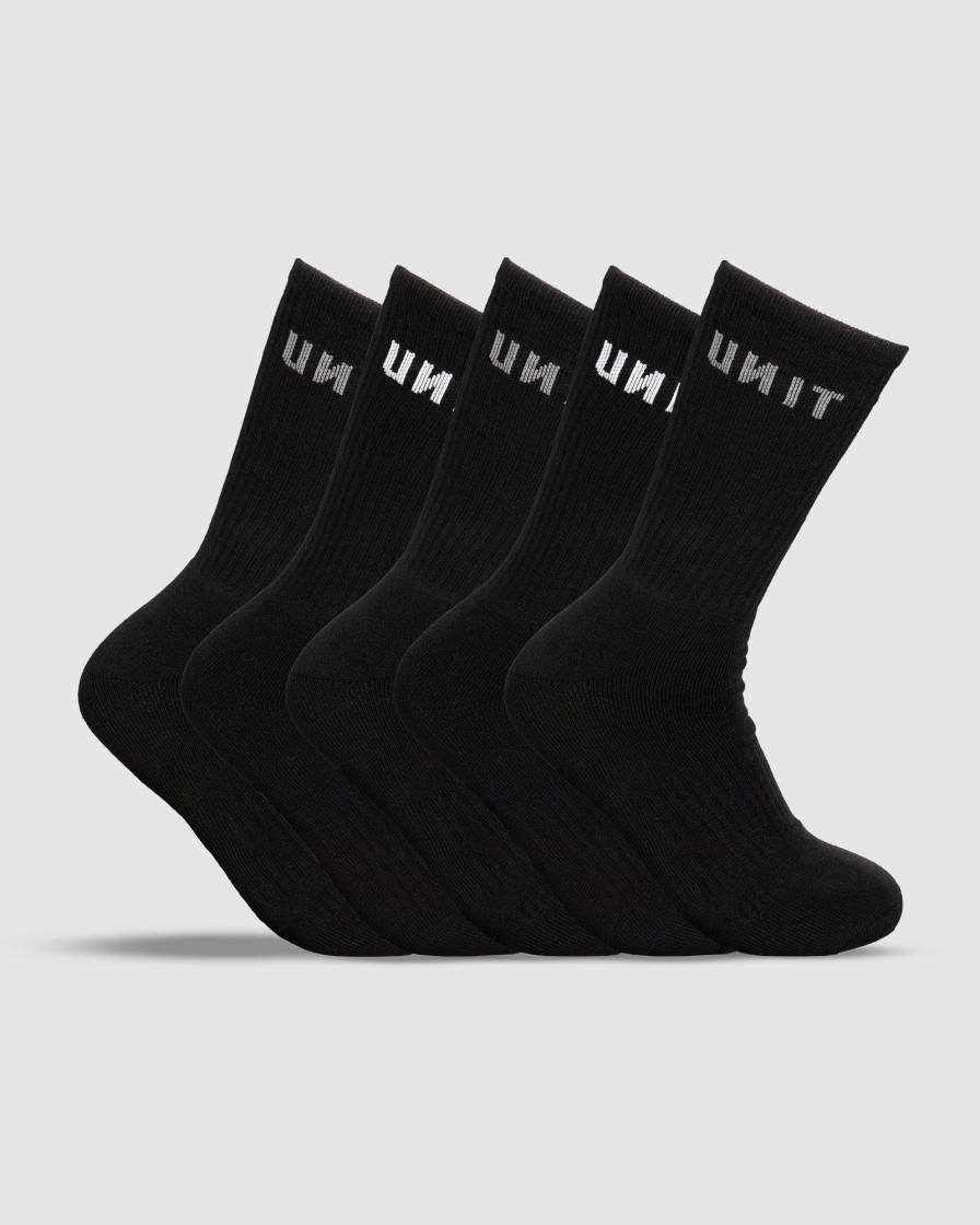 Workwear UNIT Socks & Underwear | Unit Mens Respond Bamboo Socks - 5 Pack Multi