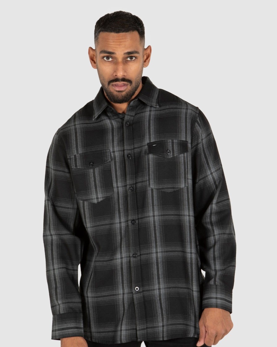 Mens UNIT Flannels | Unit Mens Newtown Flannel Shirt