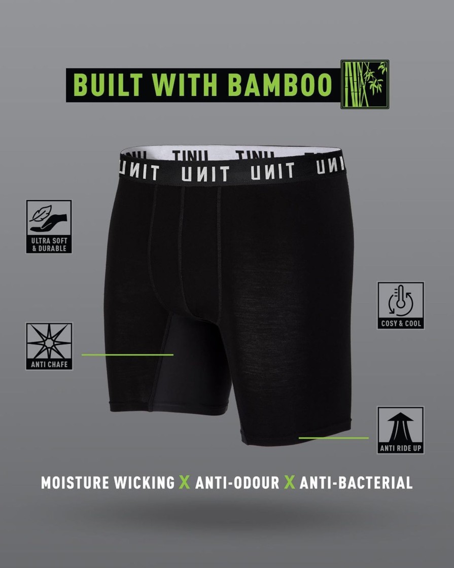 Workwear UNIT | Unit Mens Everyday Bamboo Underwear Black