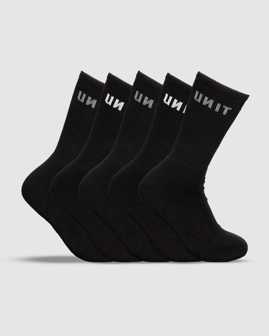 Workwear UNIT | Unit Mens Respond Bamboo Socks - 5 Pack Multi