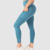 Sports UNIT Ladies | Unit Energy Ladies Leggings Jade Blue