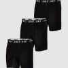 Sports UNIT Men | Unit Mens Week To Week Bamboo Underwear Trunks - 3 Pack Black