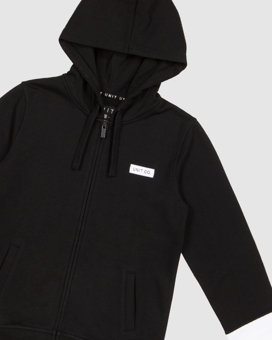 Youth UNIT | Unit Youth Low Key Zip Thru Hoodie Black