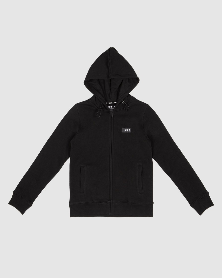 Sports UNIT Youth | Unit Stack Youth Zip Thru Hoodie