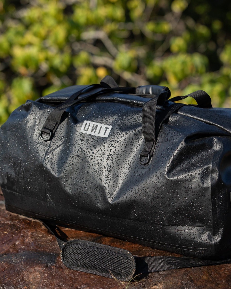 Sports UNIT Accessories | Unit Large Waterproof Duffle Bag - Summit Black