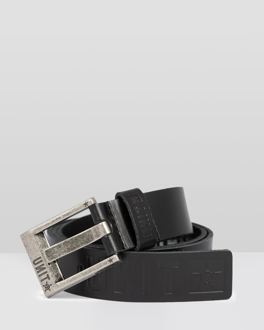 Sports UNIT Mens | Unit Fortitude Leather Belt