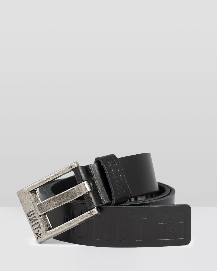 Sports UNIT Mens | Unit Fortitude Leather Belt