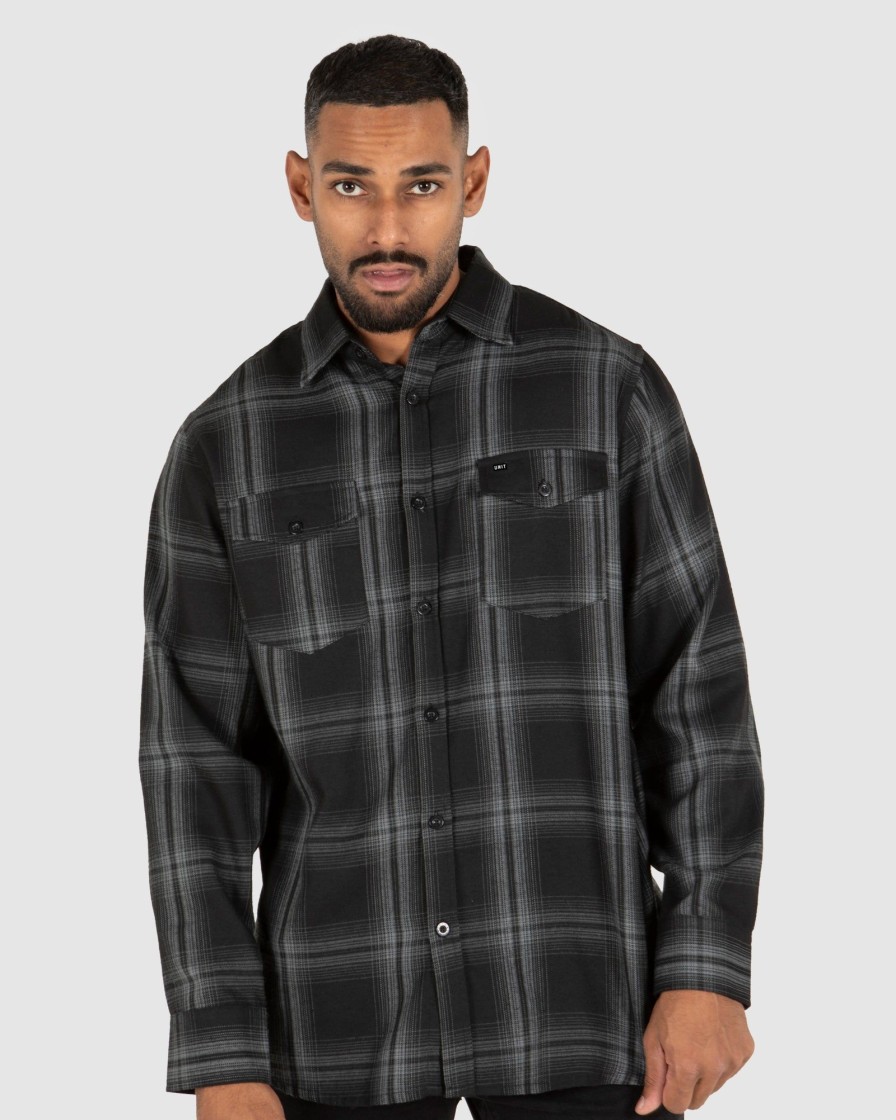 Mens UNIT | Unit Mens Newtown Flannel Shirt