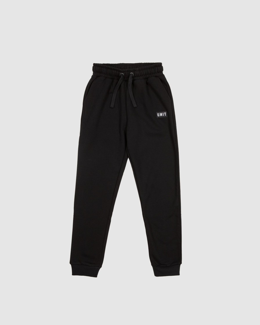 Sports UNIT Youth | Unit Stack Youth Track Pants Black