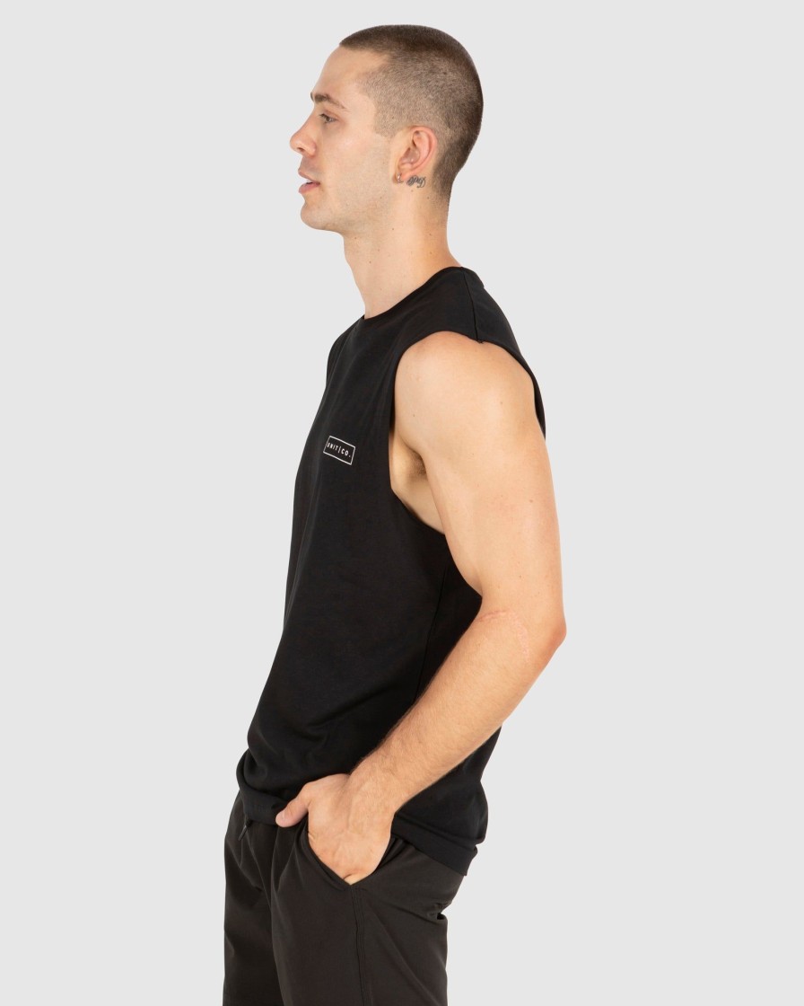 Mens UNIT Tees | Unit Mens Cubic Muscle Tee