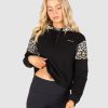 Ladies UNIT | Unit Ladies Rebel Cropped Hoodie Black