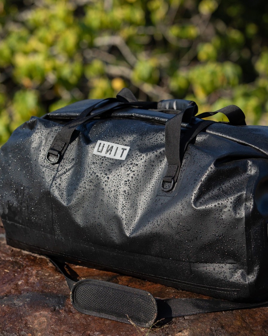 Sports UNIT Luggage | Unit Large Waterproof Duffle Bag - Summit Black