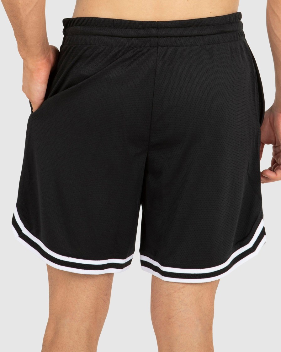 Mens UNIT Shorts | Unit Mens Stack 19" Sport Shorts Black