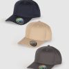 Sports UNIT Mens | Unit Classic Curve Snapback Cap 3 Pack Multi