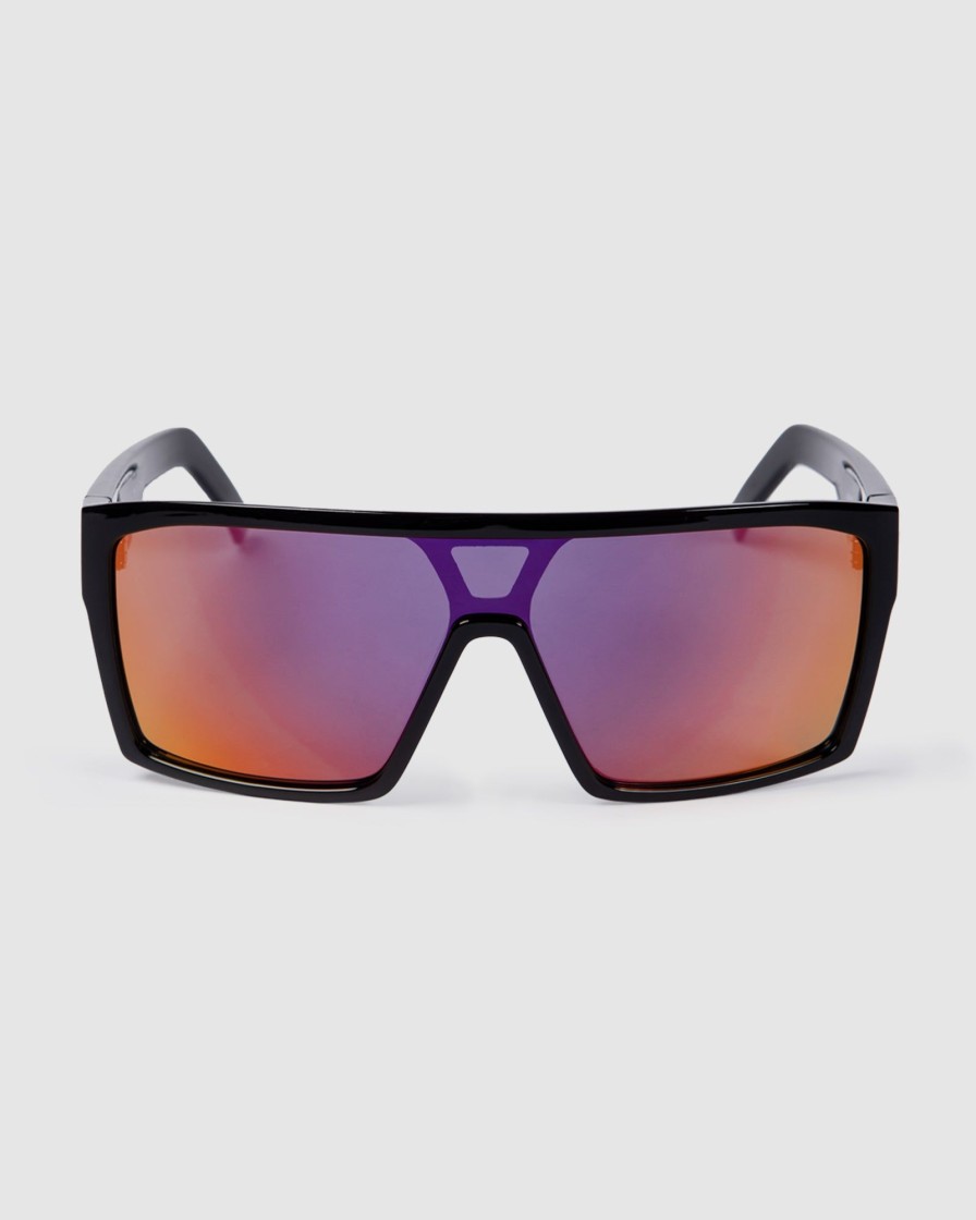 Mens UNIT | Unit Sunglasses Command - Black Purple Polarised Blk Pur Ora