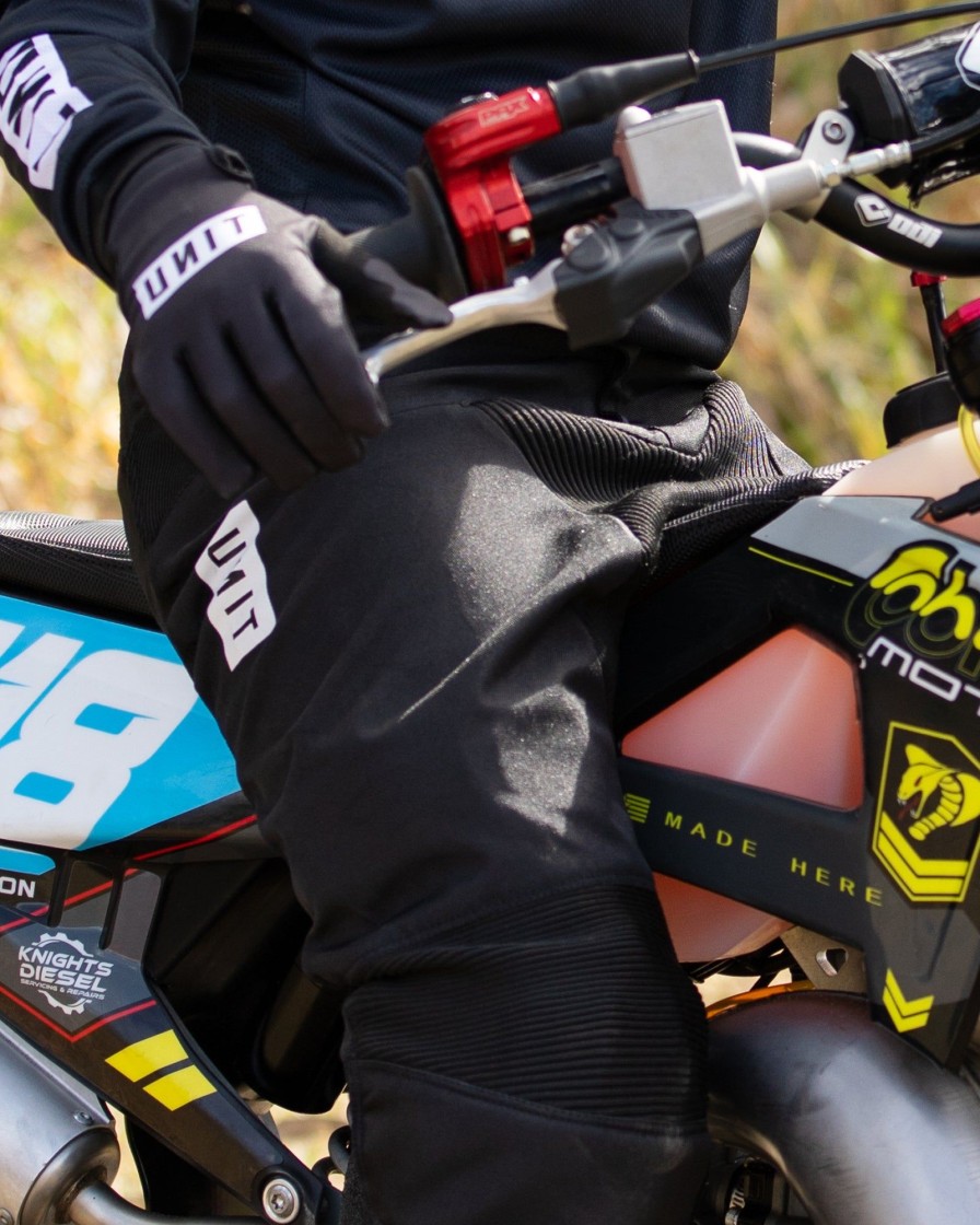 Sports UNIT Mx Bottoms | Unit Stack Youth Mx Pants Black