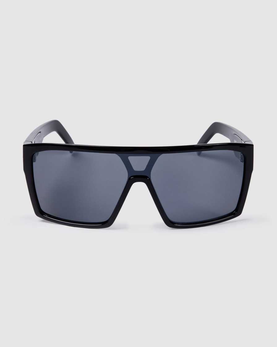 Sports UNIT Mens | Unit Sunglasses Command - Black Gloss Polarised Gb Oxidized