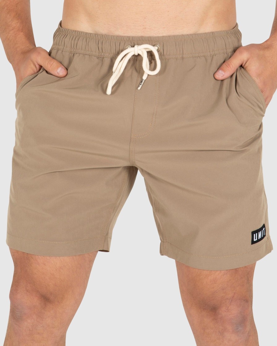 Sports UNIT Shorts & Pants | Unit Mens Block Elastic 16" Shorts