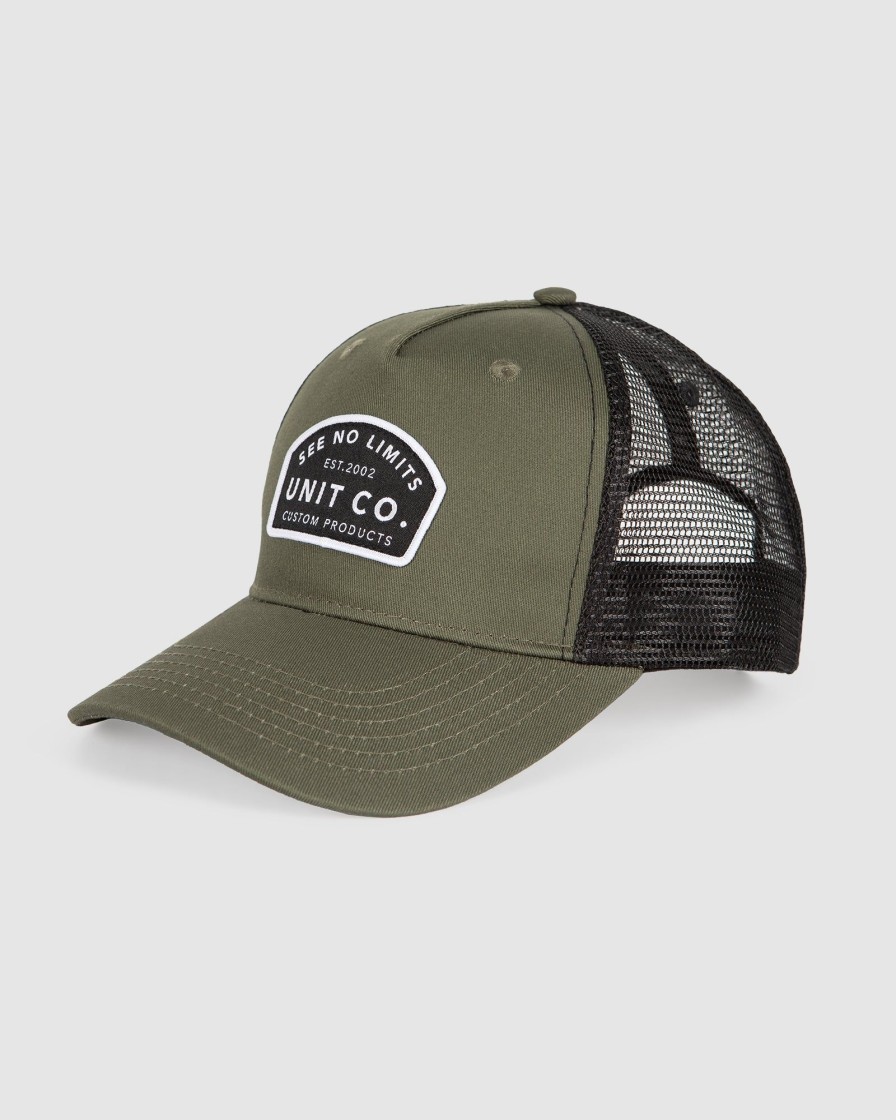 Mens UNIT Headwear | Unit Mens Dispatch Trucker Cap