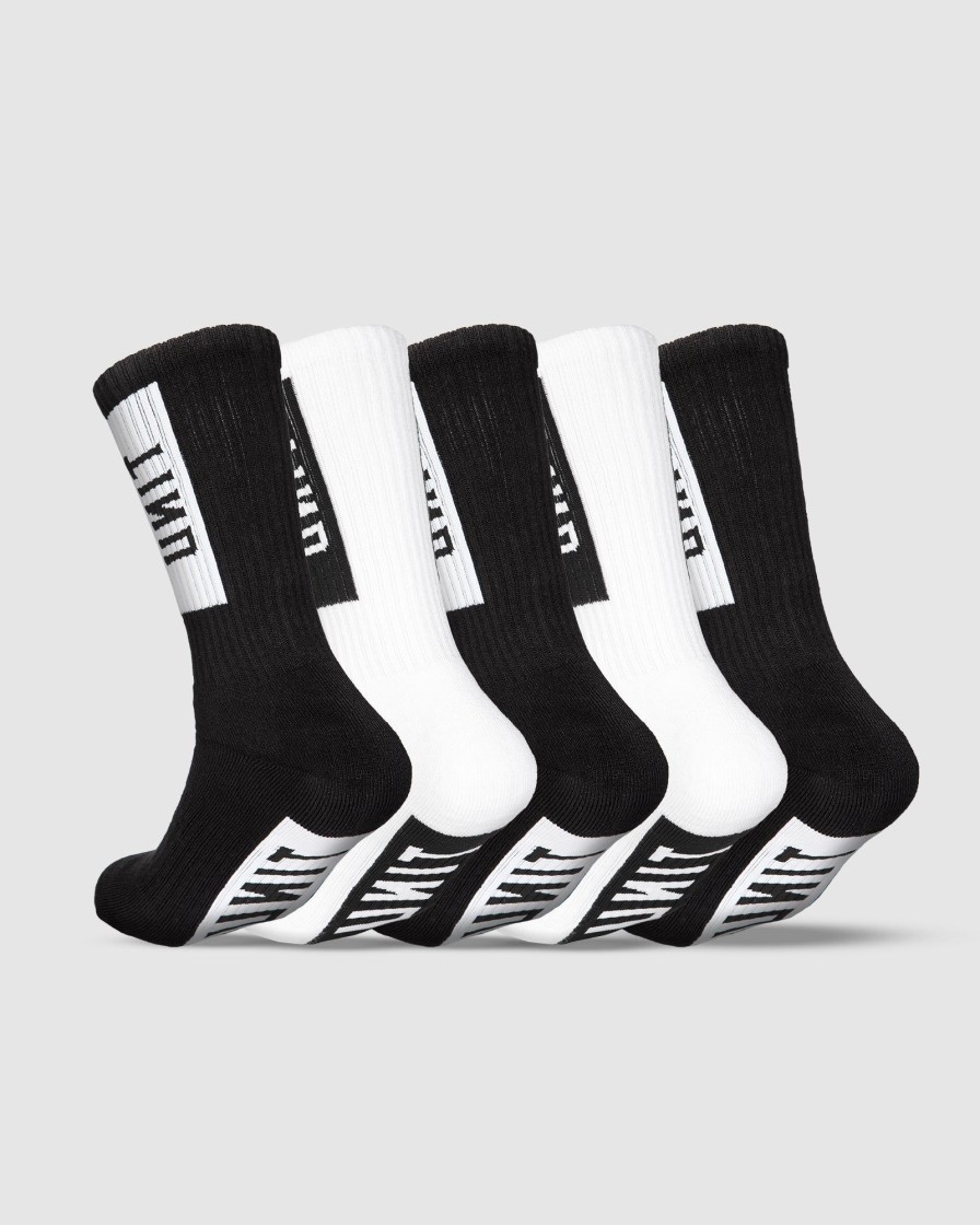 Workwear UNIT | Unit Mens Box Bamboo Socks - 5 Pack Multi