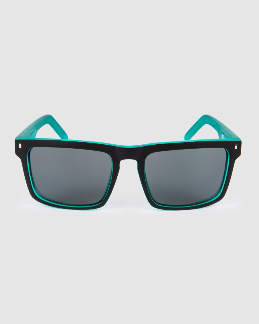 Sports UNIT Accessories | Unit Sunglasses Primer - Matte Black Teal Polarised Mb Teal