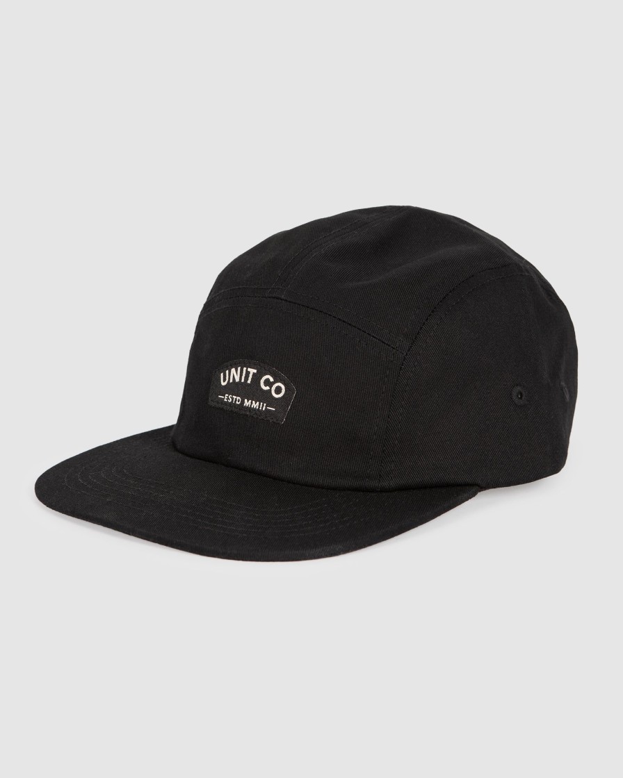 Sports UNIT Accessories | Unit Mens Monaco Strapback Cap Black