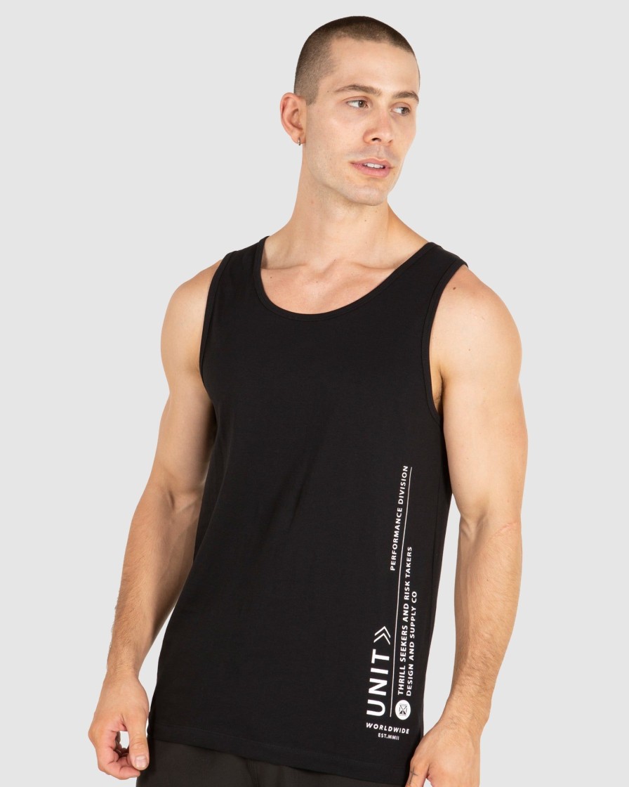 Mens UNIT Tanks | Unit Cyber Mens Singlet