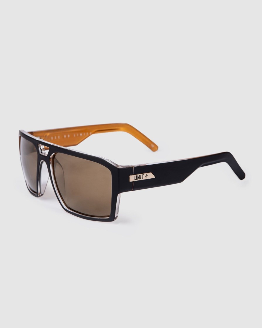 Sports UNIT Accessories | Unit Sunglasses Vault - Matte Black Gold Polarised Mb Gold