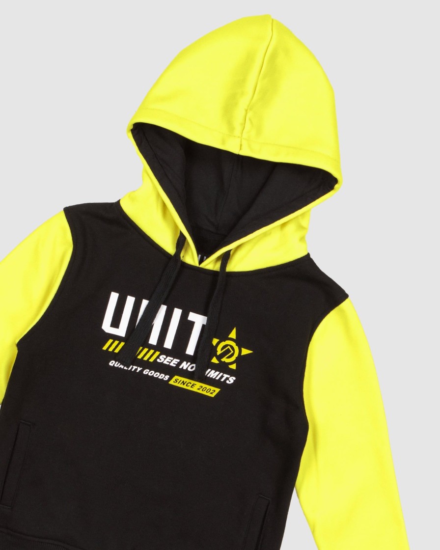 Youth UNIT | Unit Code Kids Pullover Hoodie Yellow