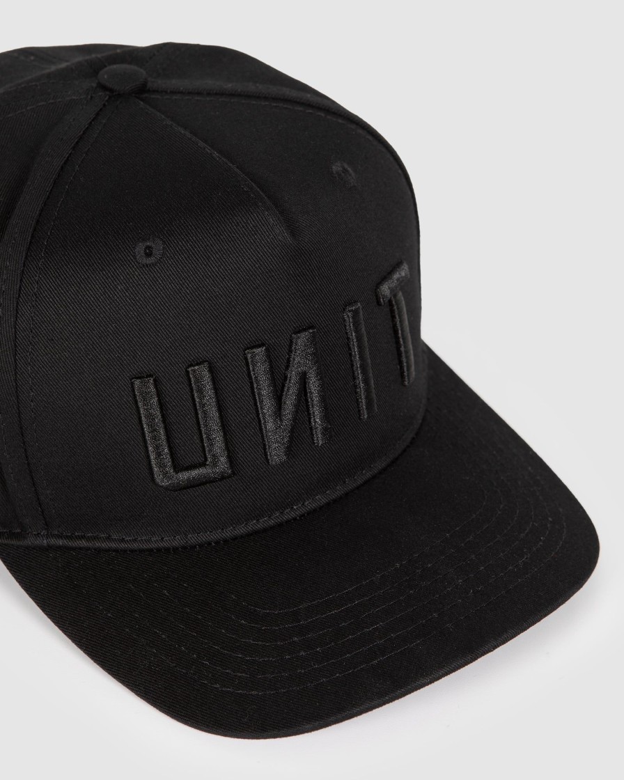 Workwear UNIT | Unit Mens Frontline Snapback Cap Black