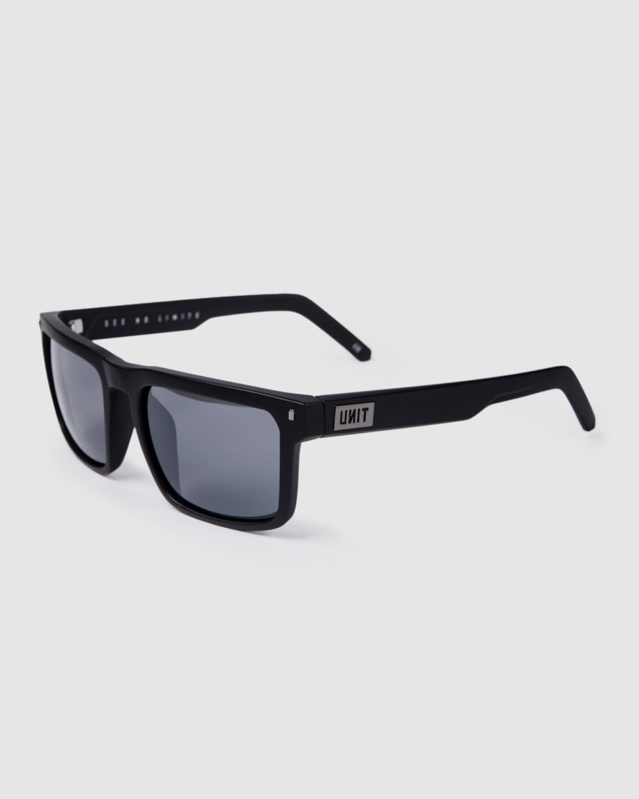 Mens UNIT | Unit Primer Sunglasses Grey Polarised Matte Black