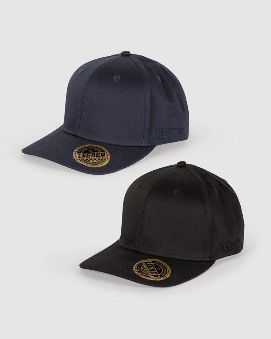 Workwear UNIT | Unit Legacy Semi Curve Snapback Caps (2 Pack) Multi