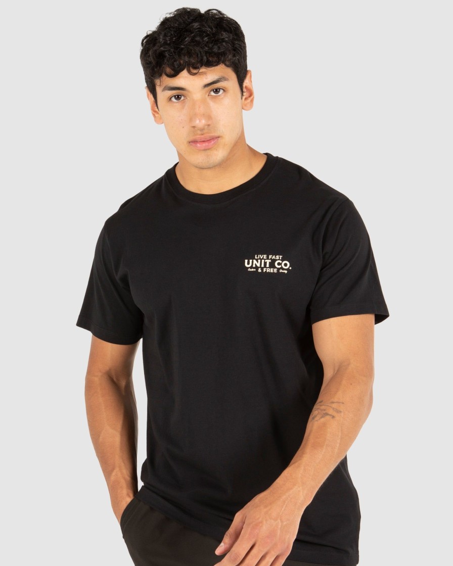 Mens UNIT Tees | Unit Live Fast Mens Tee