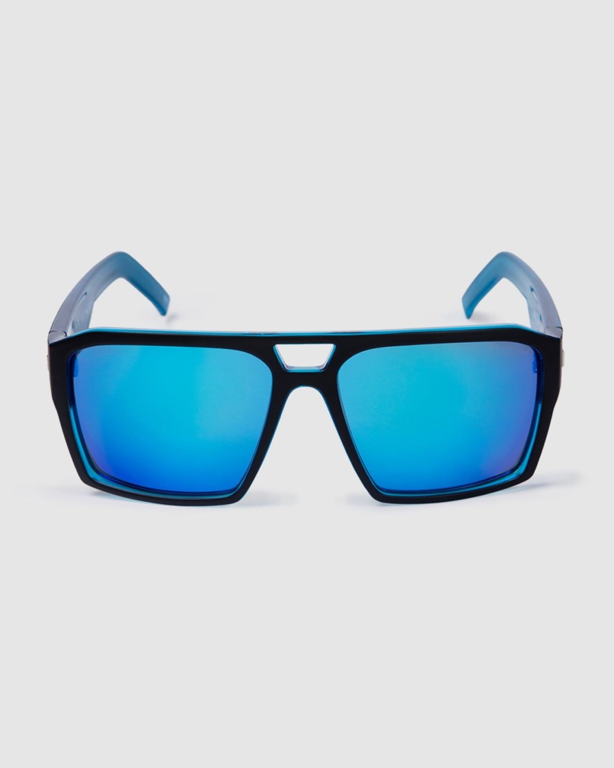 Sports UNIT Accessories | Unit Sunglasses Vault - Matte Black Blue Polarised Mb Blue