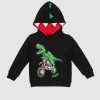 Youth UNIT | Unit T-Rex Kids Pullover Hoodie Black